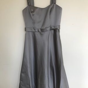 David Bridal Satin Mercury Bridesmaid dress